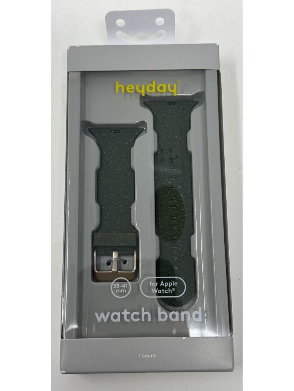 Heyday - Apple Watch Silicone Band Size 38-41 mm in Olive Speckle - 1 Count, New